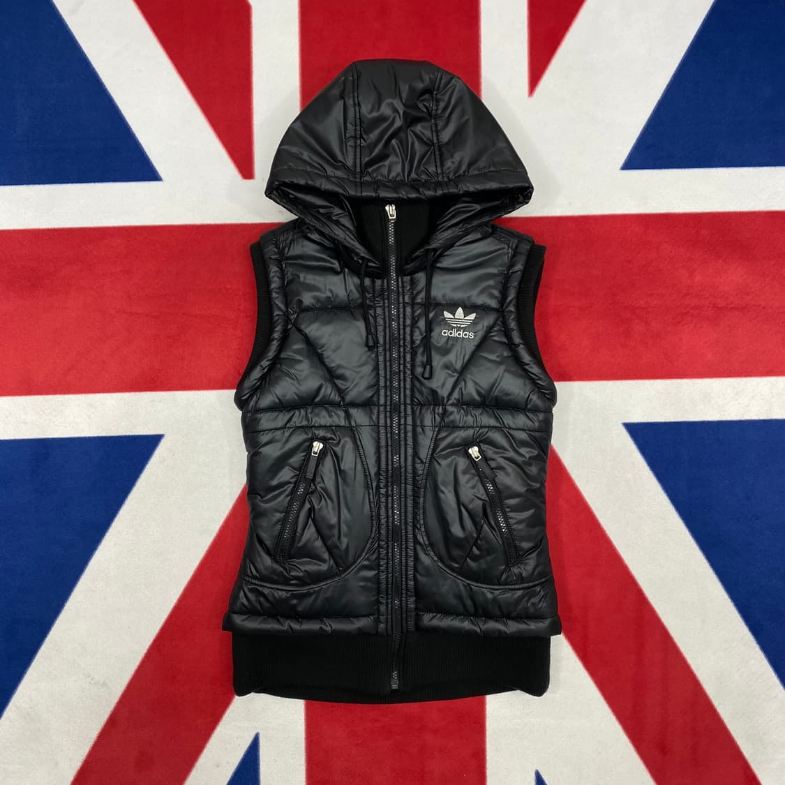 아디다스 패딩 베스트 여성 90 실측 55  상품이미지1