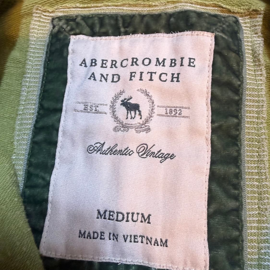 아베크롬비 그린색 후드집업 m 상품이미지3