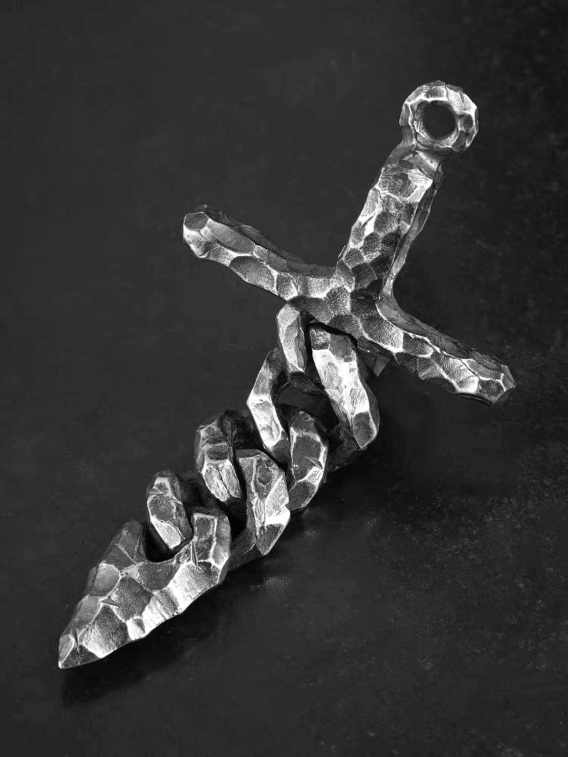 Oceanora S925 수제 홀리 소드 남성 펜던트 상품이미지8