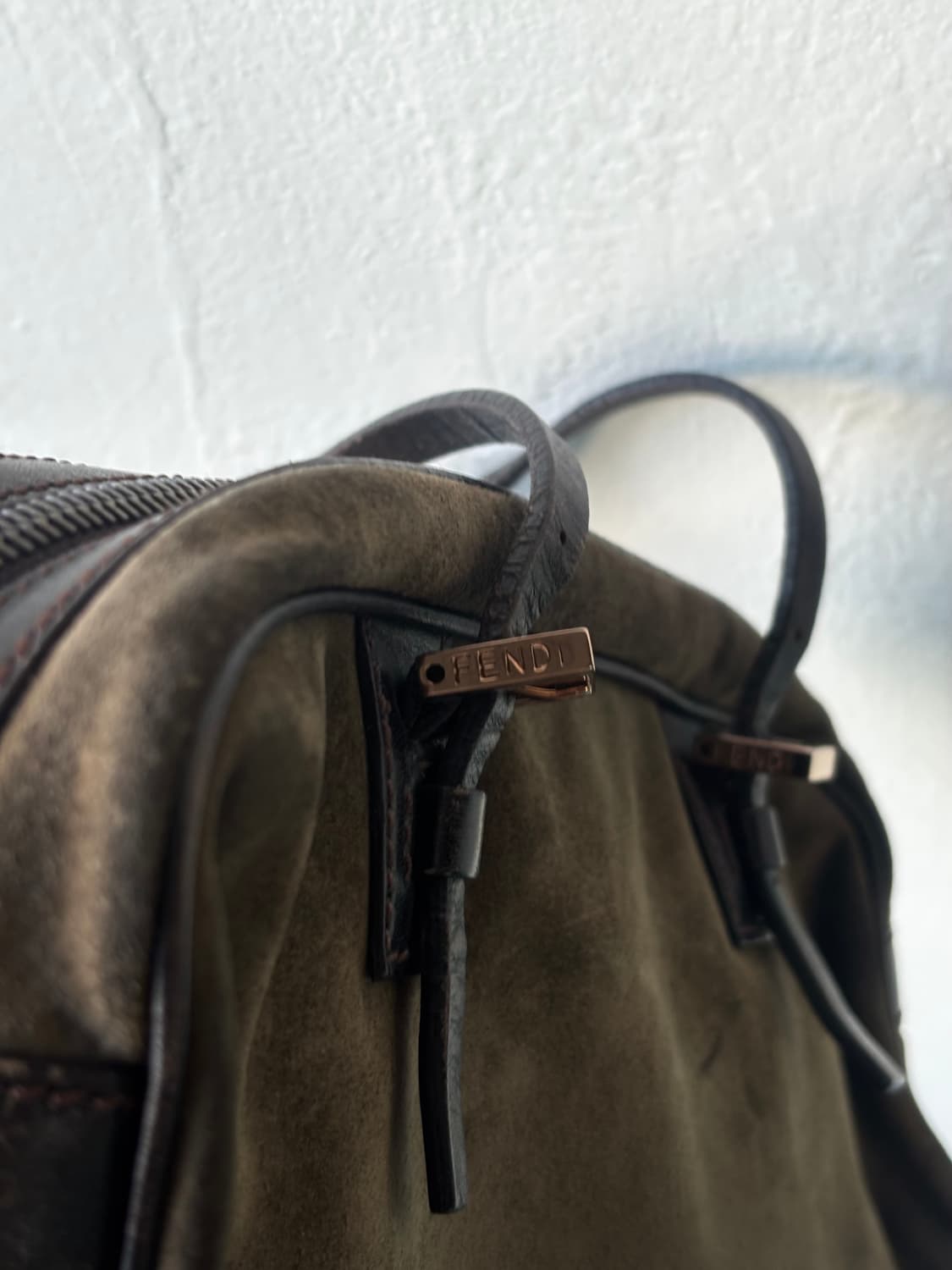 펜디 스웨이드 미니 보스턴 상품이미지8