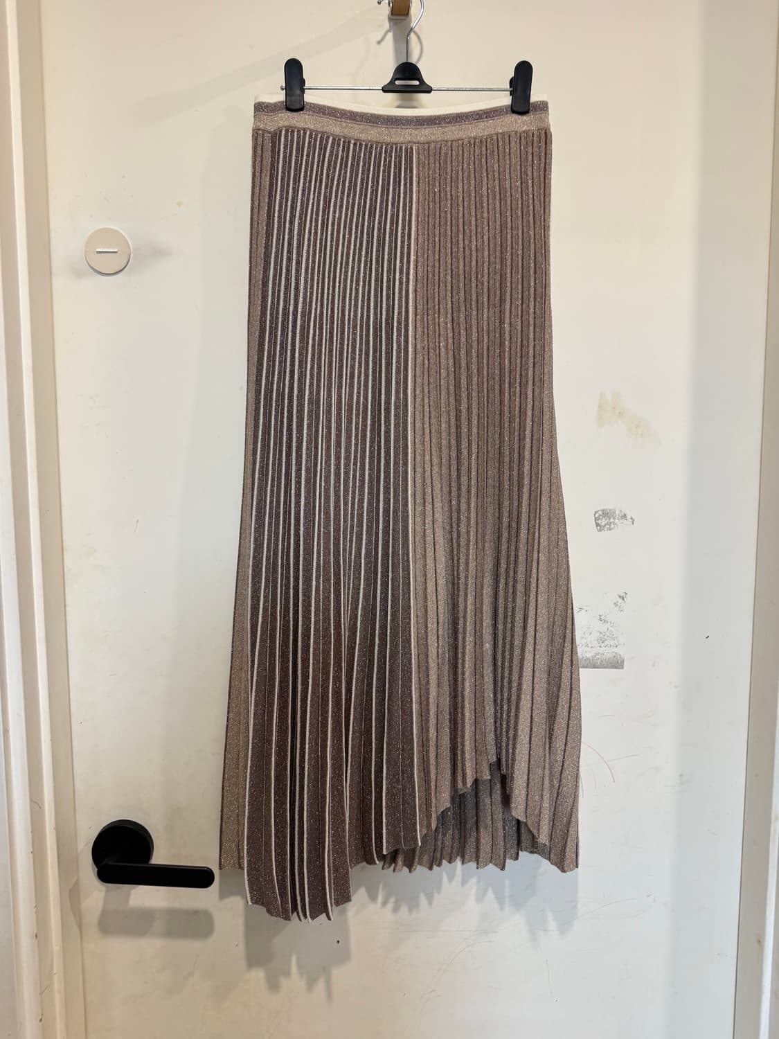 TIME 타임 글리터 플리츠 스커트 상품이미지2