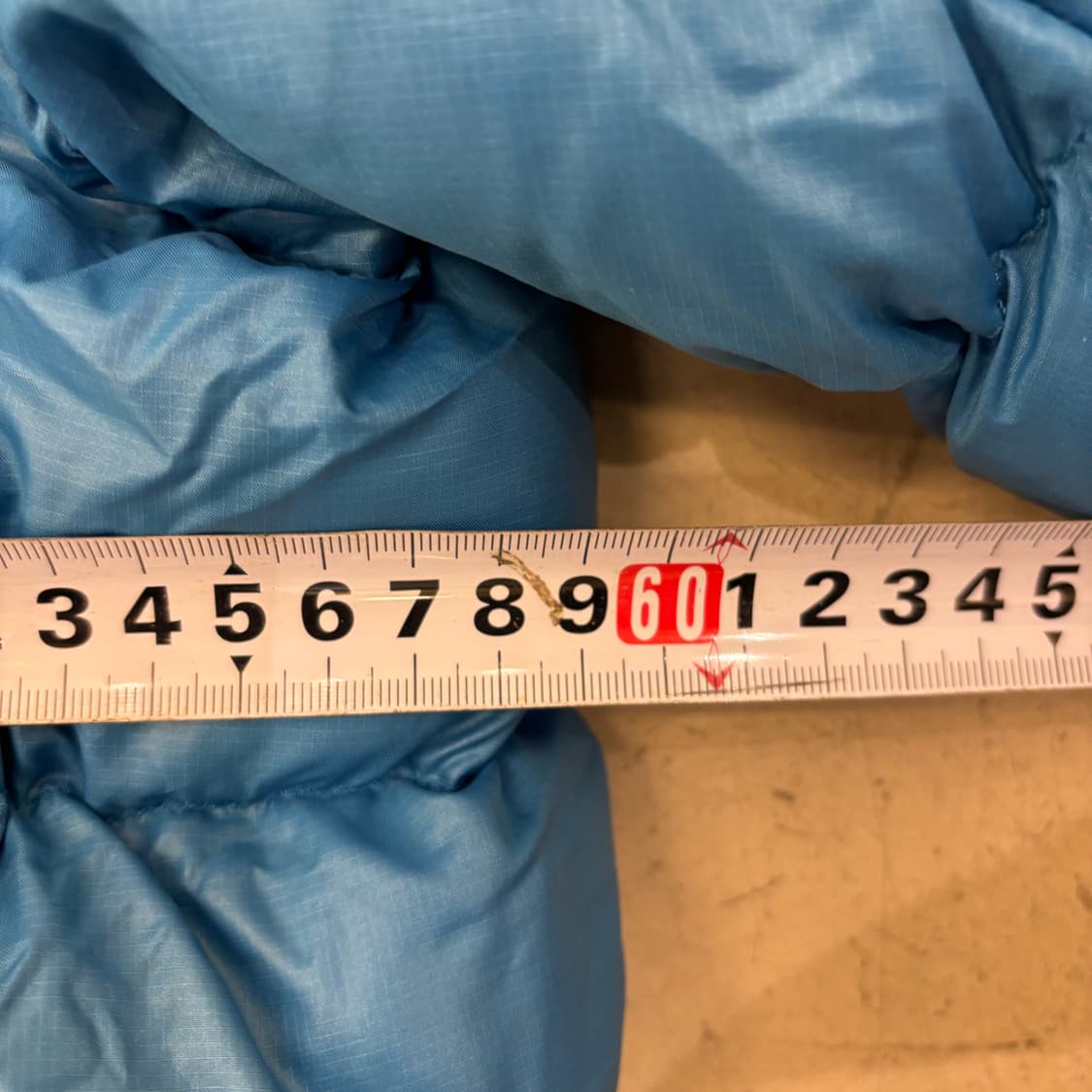 노스페이스 700 눕시 블루 구스다운 패딩 상품이미지5