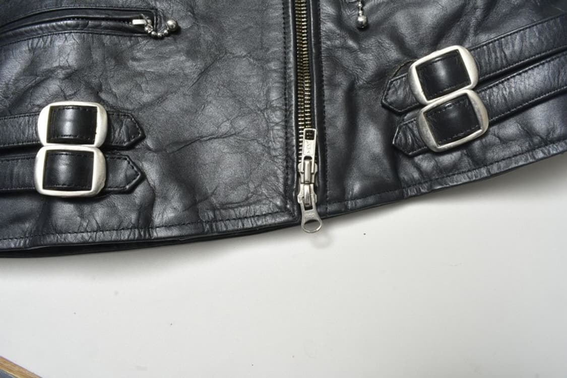 HORN WORKS 리얼 레더 라이더 자켓 3 상품이미지4