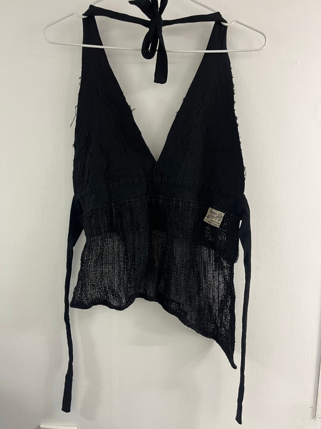 Apron Knit Halter Top 상품이미지2