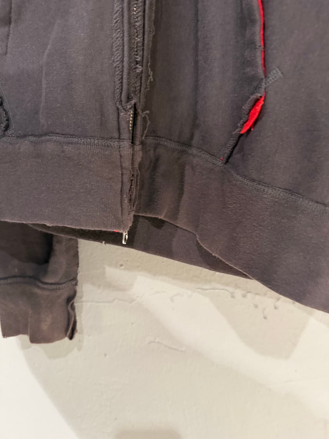 back number lettering 2-way hood zip-up 상품이미지8