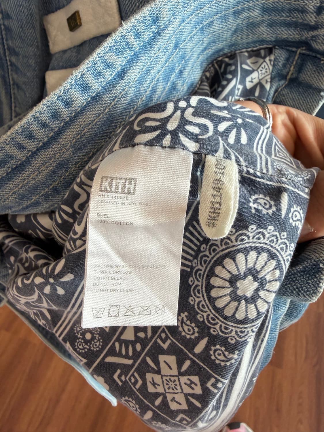 키스 19SS 데님 하오리 자켓  KITH 상품이미지7