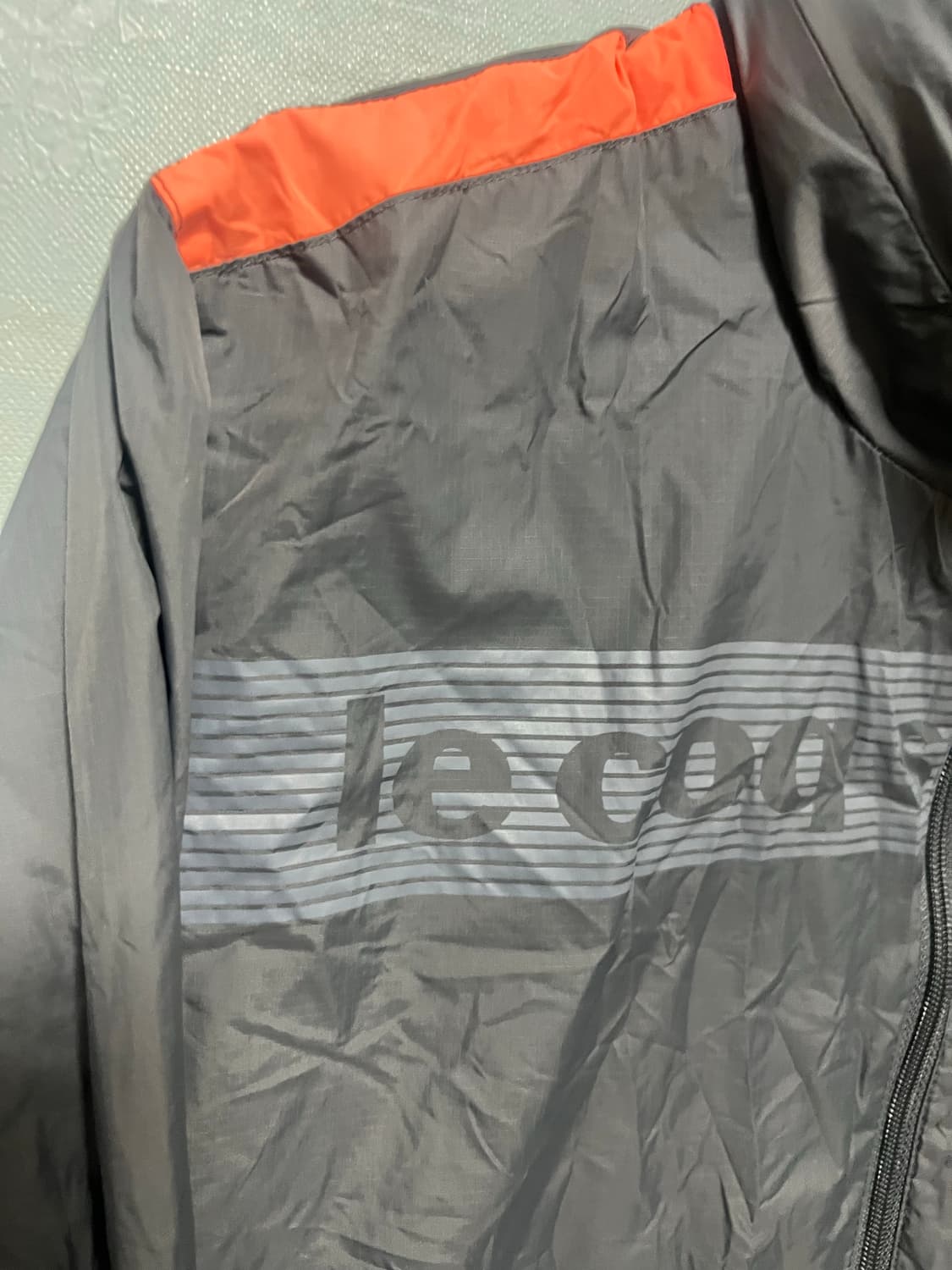 르꼬끄 스포르티브 바람막이 그레이/오렌지 상품이미지3