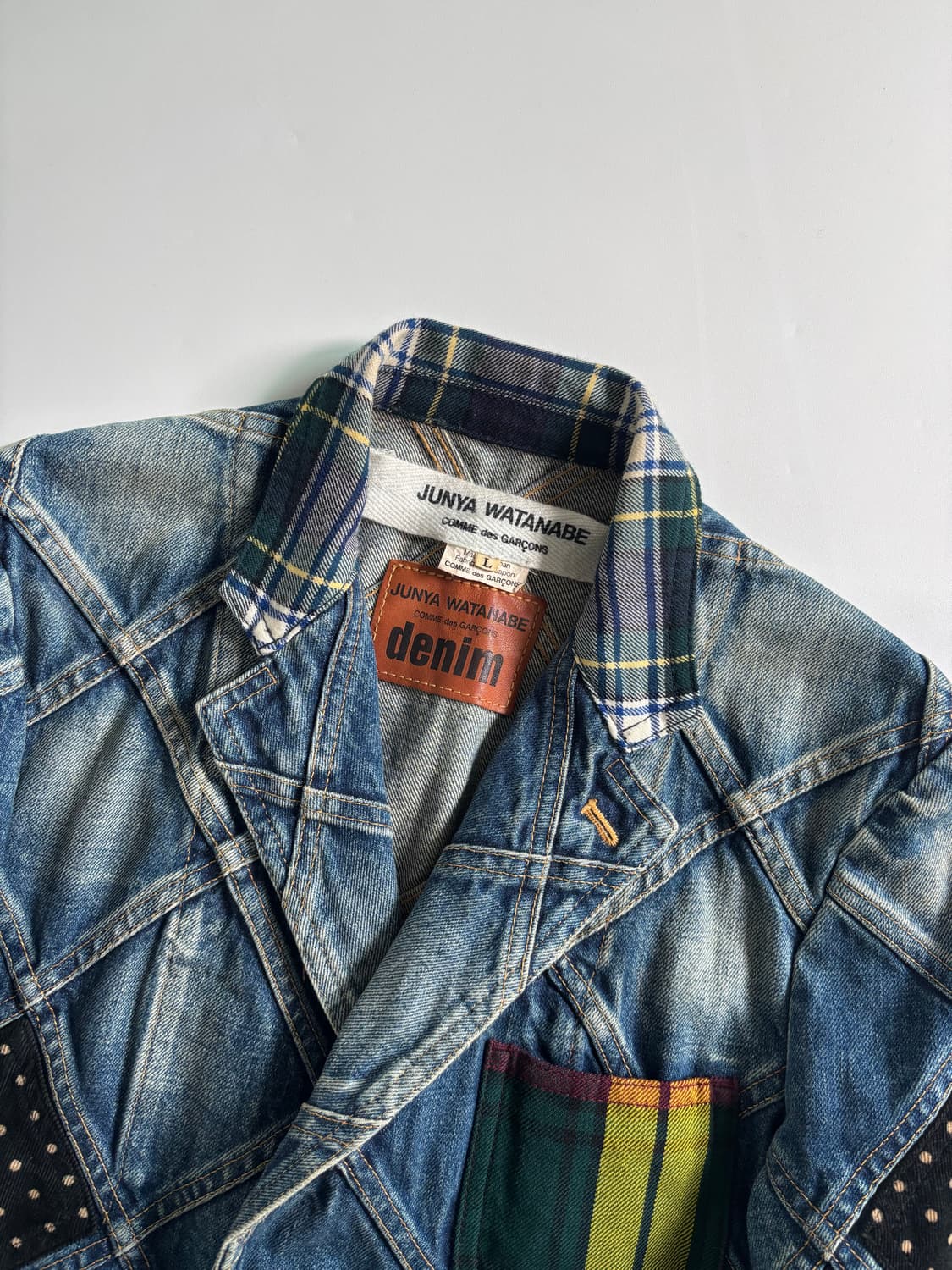 Junya Watanabe 준야와타나베 패치 데님 자켓 상품이미지6