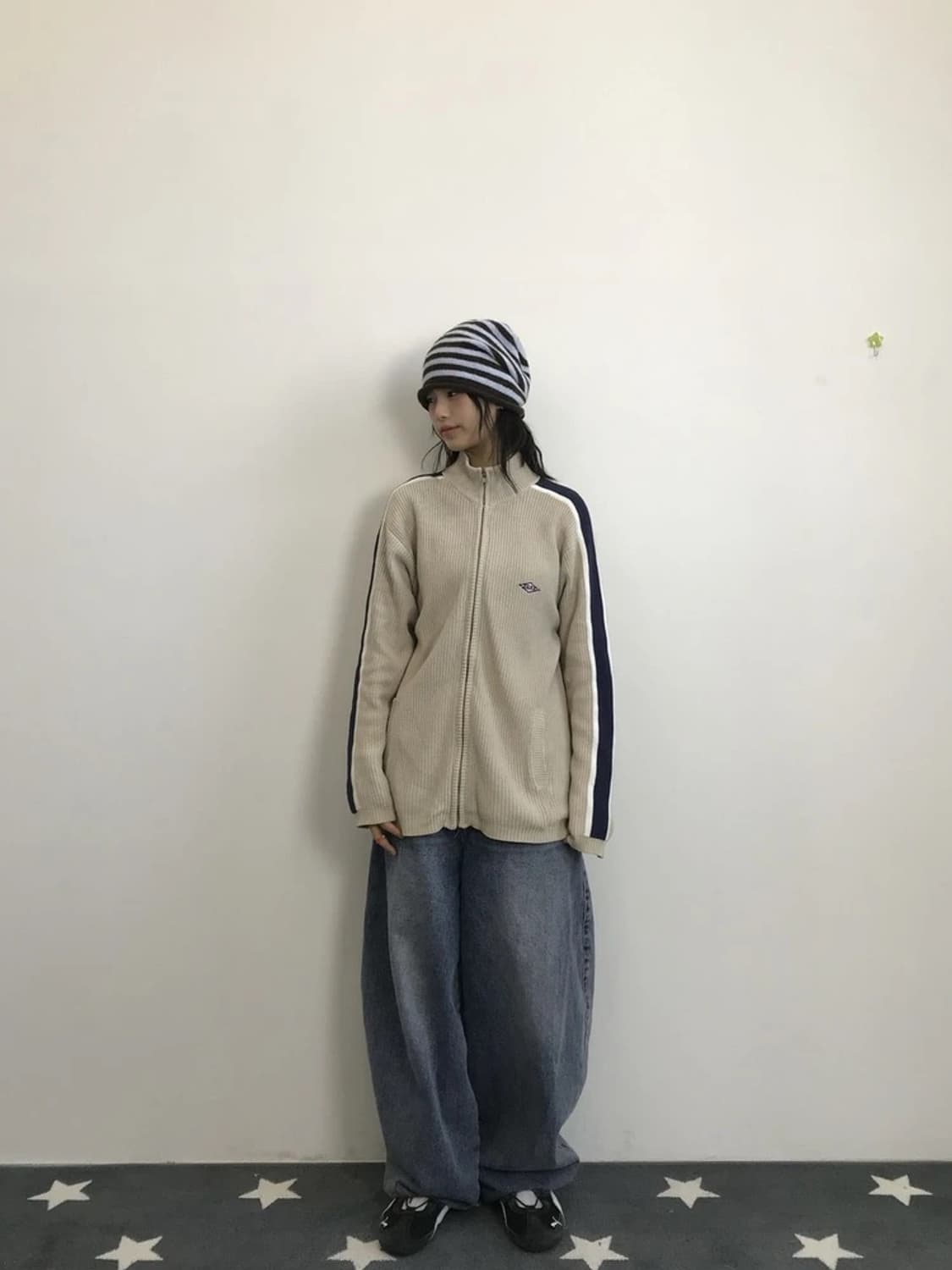 00's Bear Knit Track Zip Jacket 상품이미지2