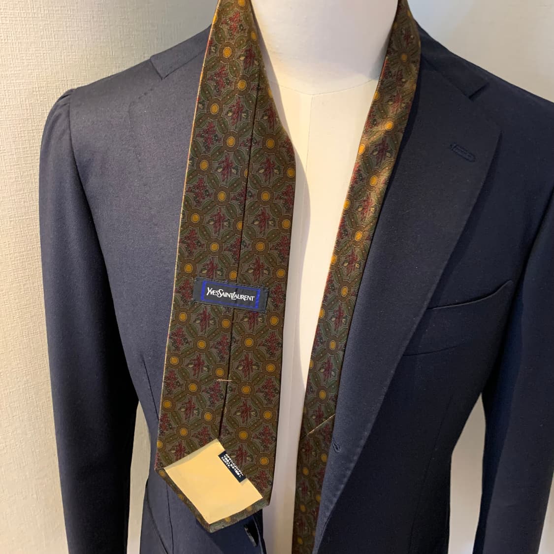 입생로랑(YSL) 페이즐리 명품넥타이 100실크 A+등급 9cm 상품이미지2