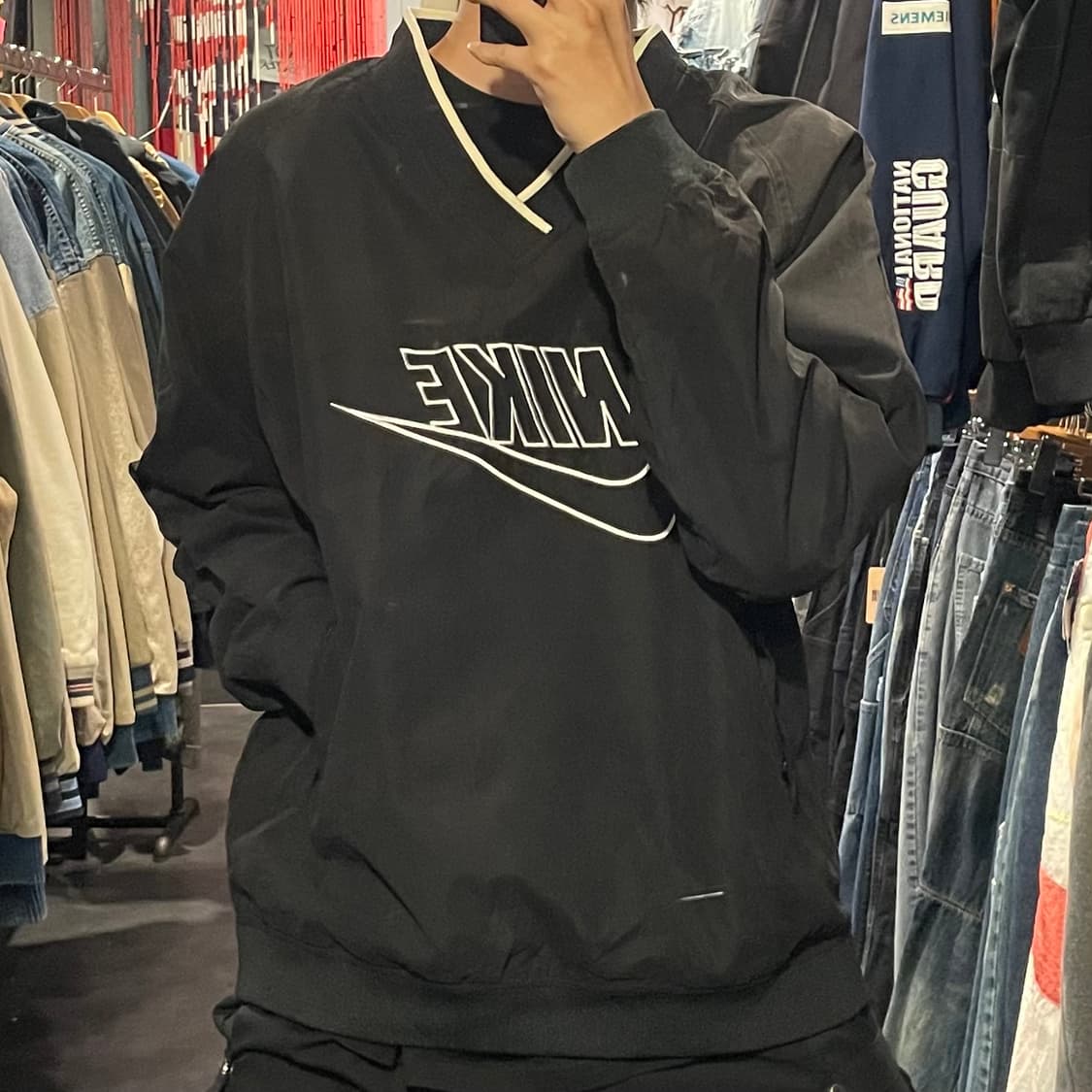 [IM] nike 나이키 블랙 빅스우시 웜업 상품이미지3