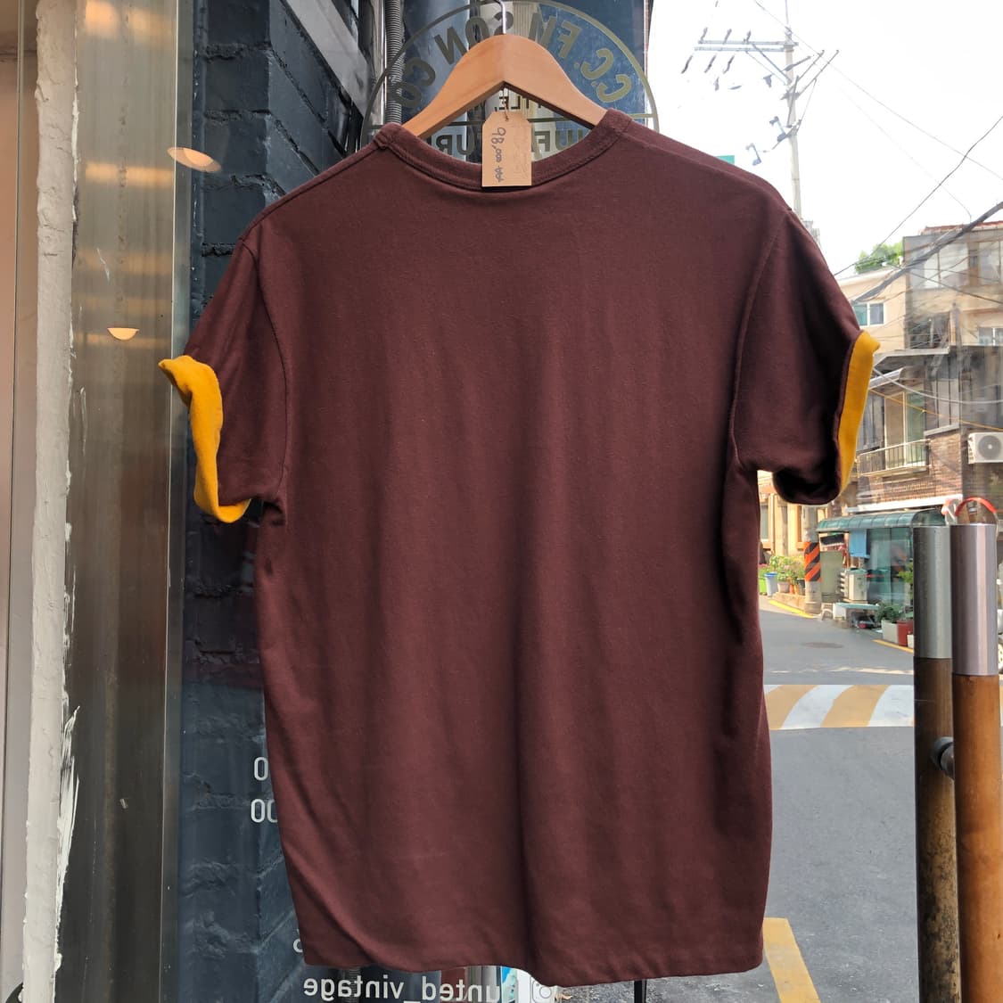 60/70s Reversible T-shirt-L 상품이미지3