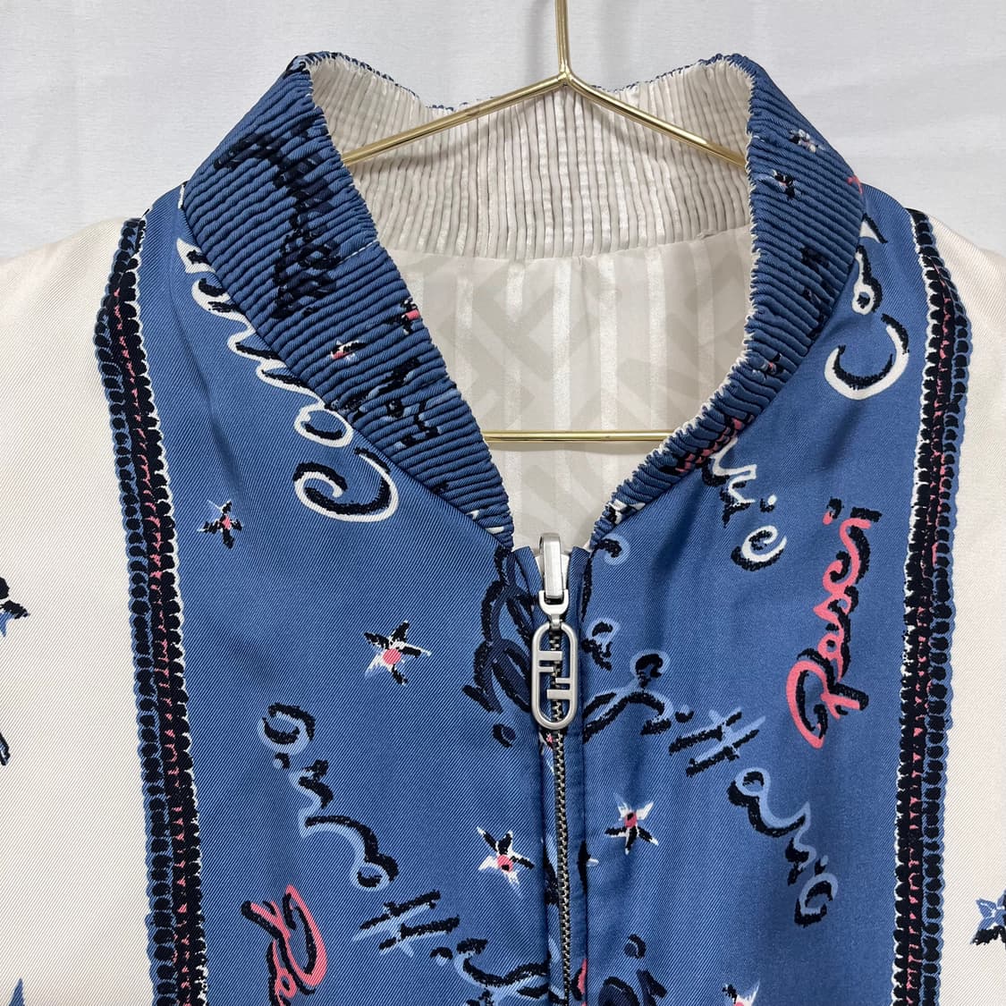 펜디(FENDI) 리버시블 봄버 블루종 자켓 상품이미지6