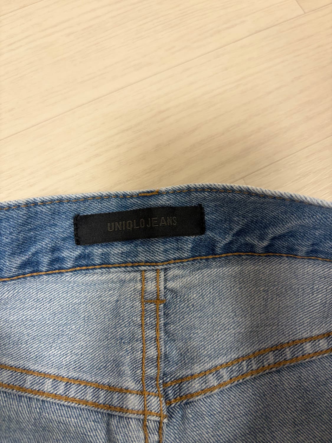 유니클로 청반바지 데님 숏팬츠 상품이미지4