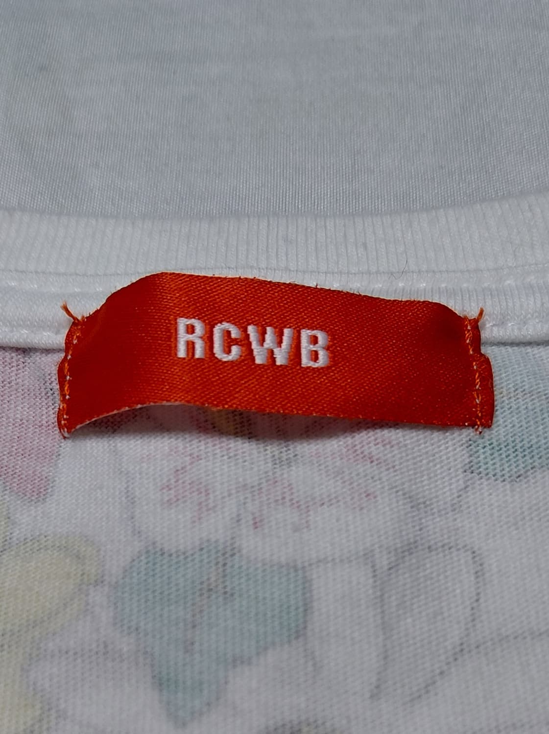 [S] 로데오 크라운즈(RCWB) 플라워 패턴 반전 그래픽 티셔츠 상품이미지5