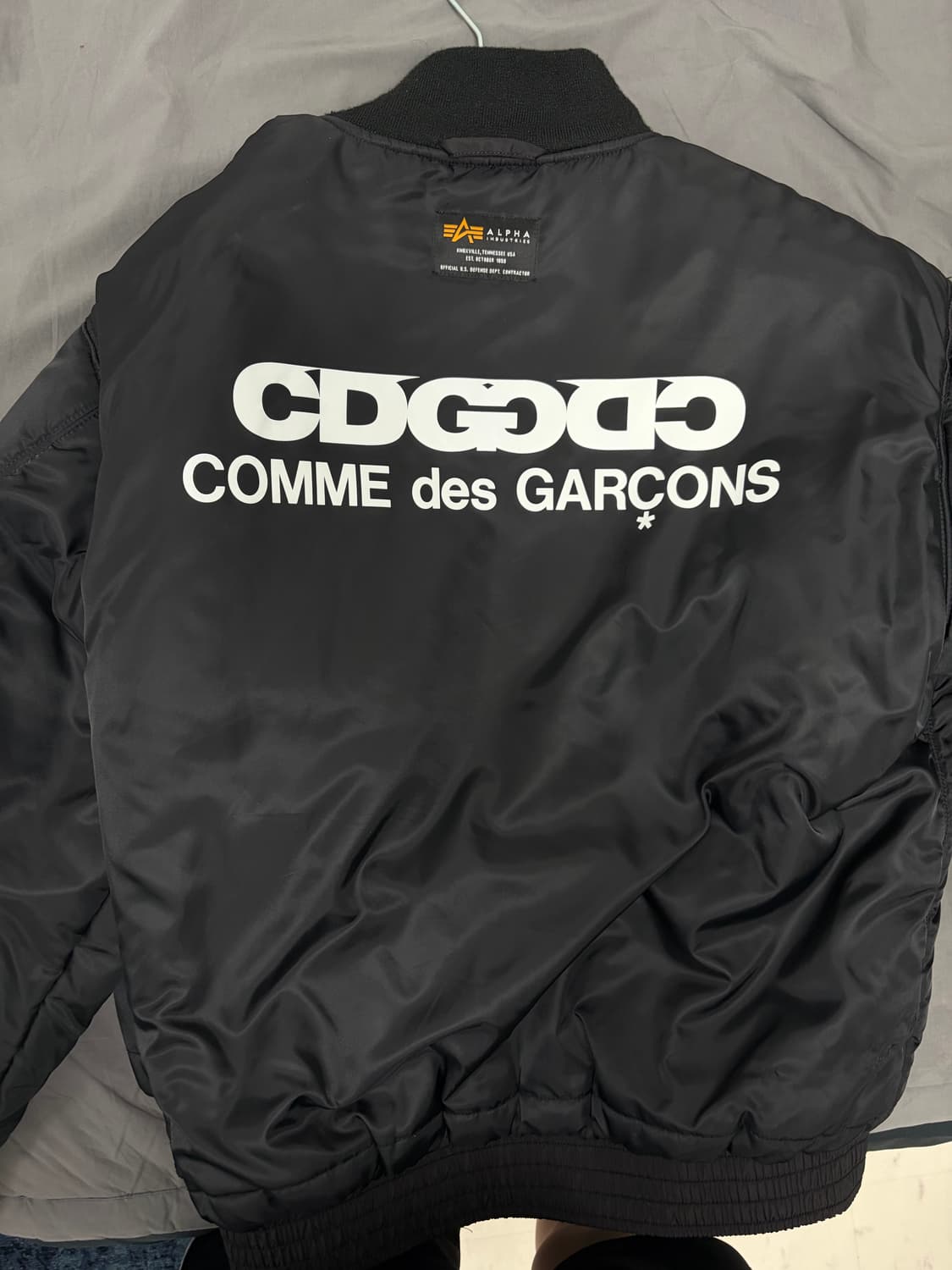 CDG X ALPHA INDUSTRY 웹봄버(XL) 상품이미지1