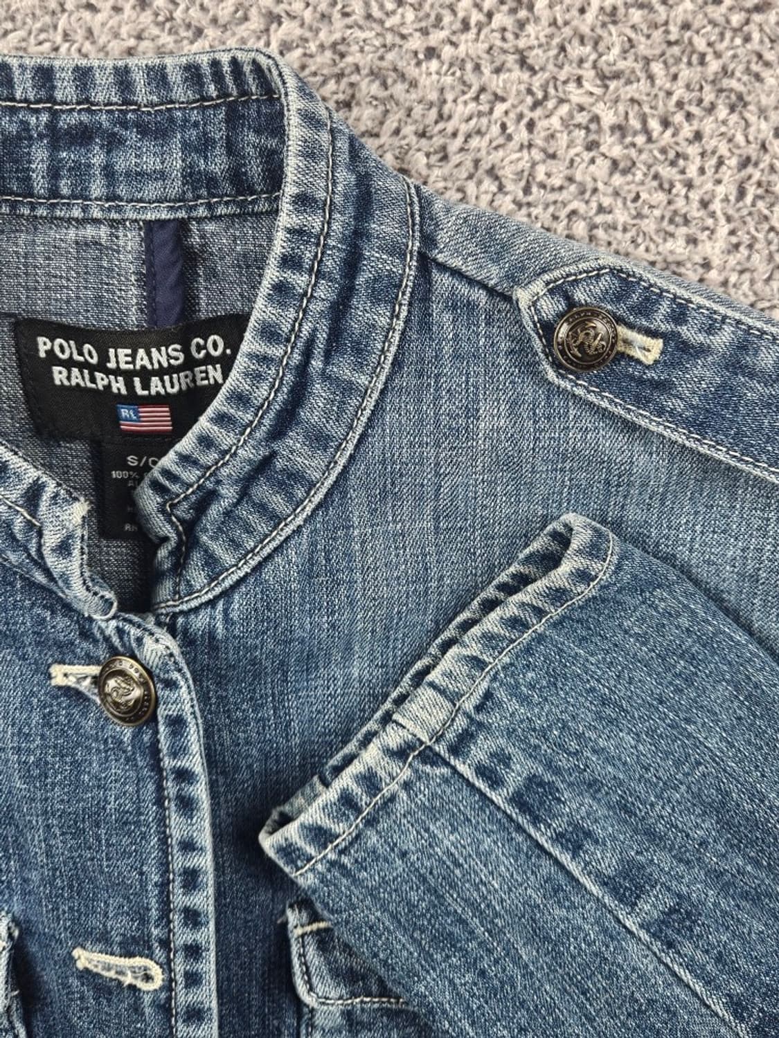 폴로 진스 컴퍼니 포켓 유틸리티 데님 자켓 ( S ) / 7986 상품이미지7