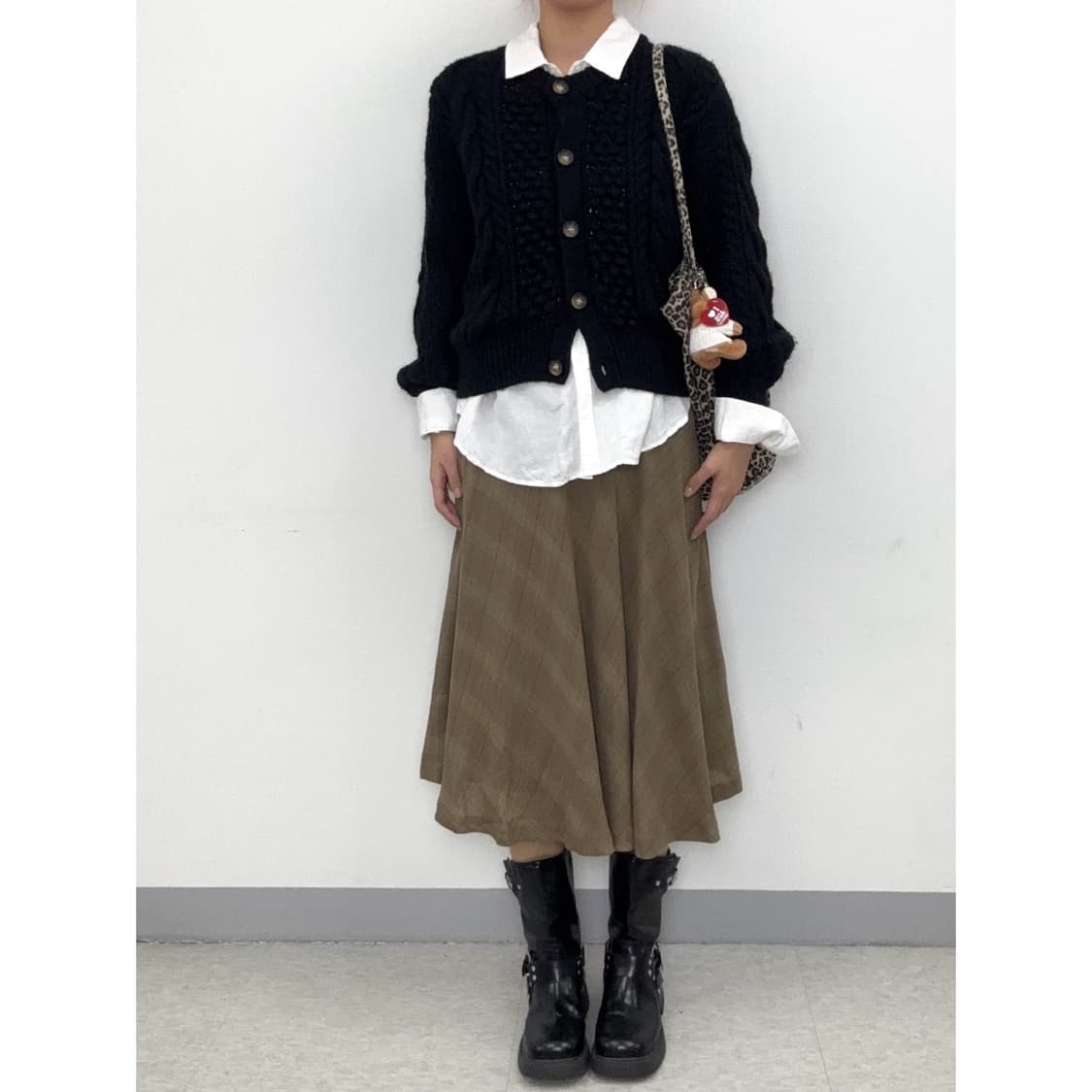 빈티지 울 스커트 상품이미지1