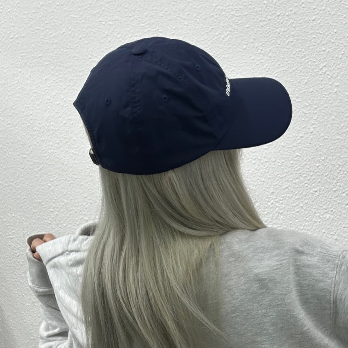 디스이즈네버댓 센터로고 네이비 볼캡 상품이미지3