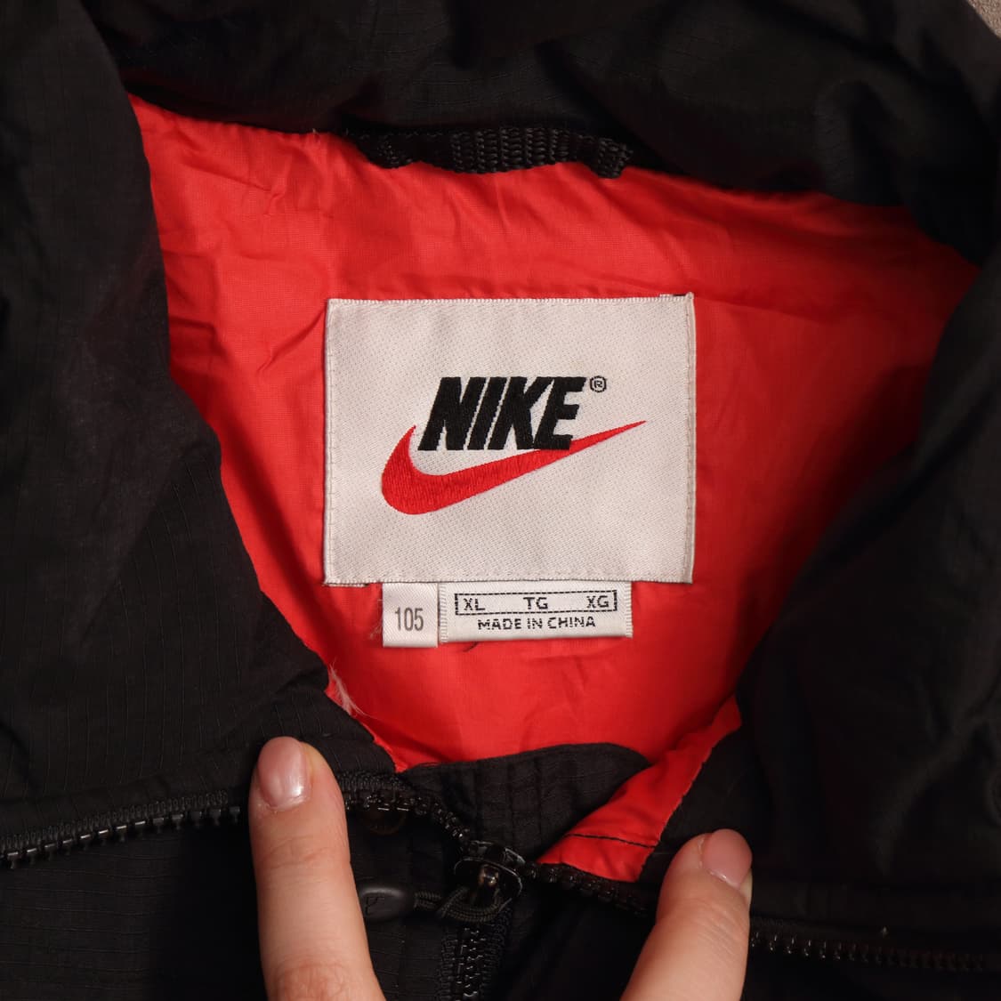 90's 나이키 립스탑 나일론 숏 패딩 A1780 상품이미지3