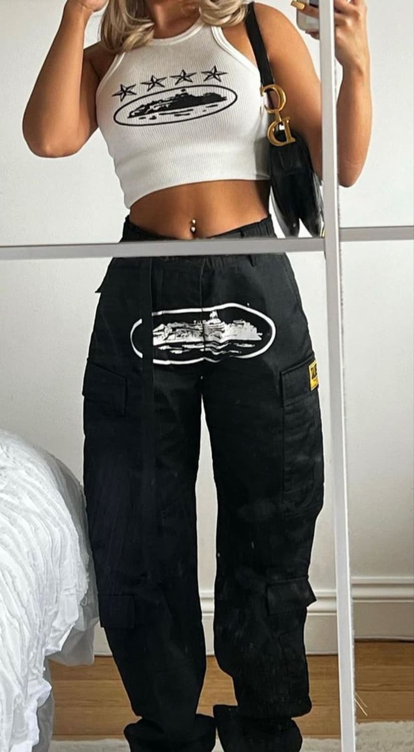 코르테이즈 게릴라즈 카고 팬츠 블랙 M 상품이미지10