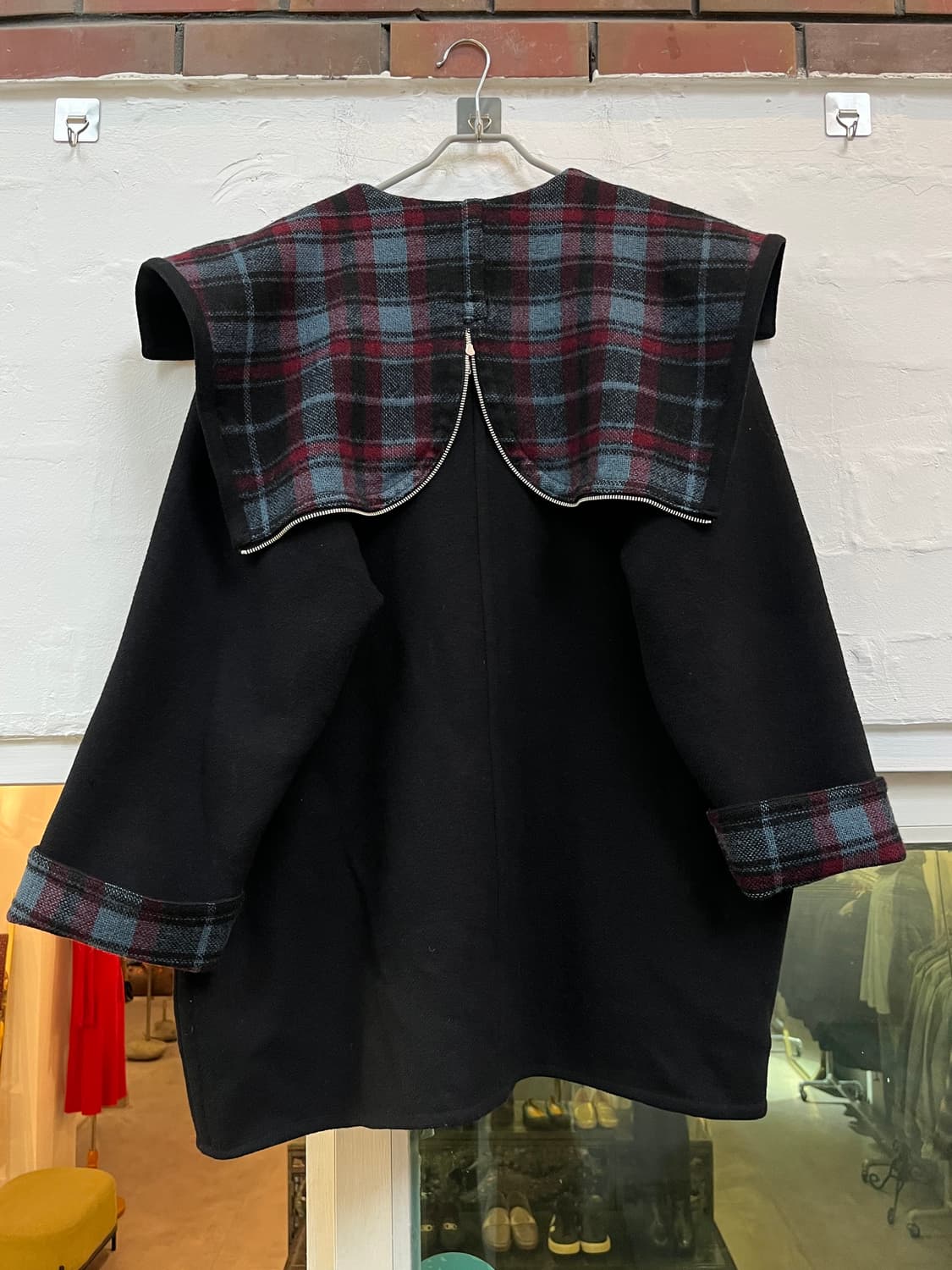 Lancel 란셀 리버시블 울 세일러 코트 9 상품이미지5