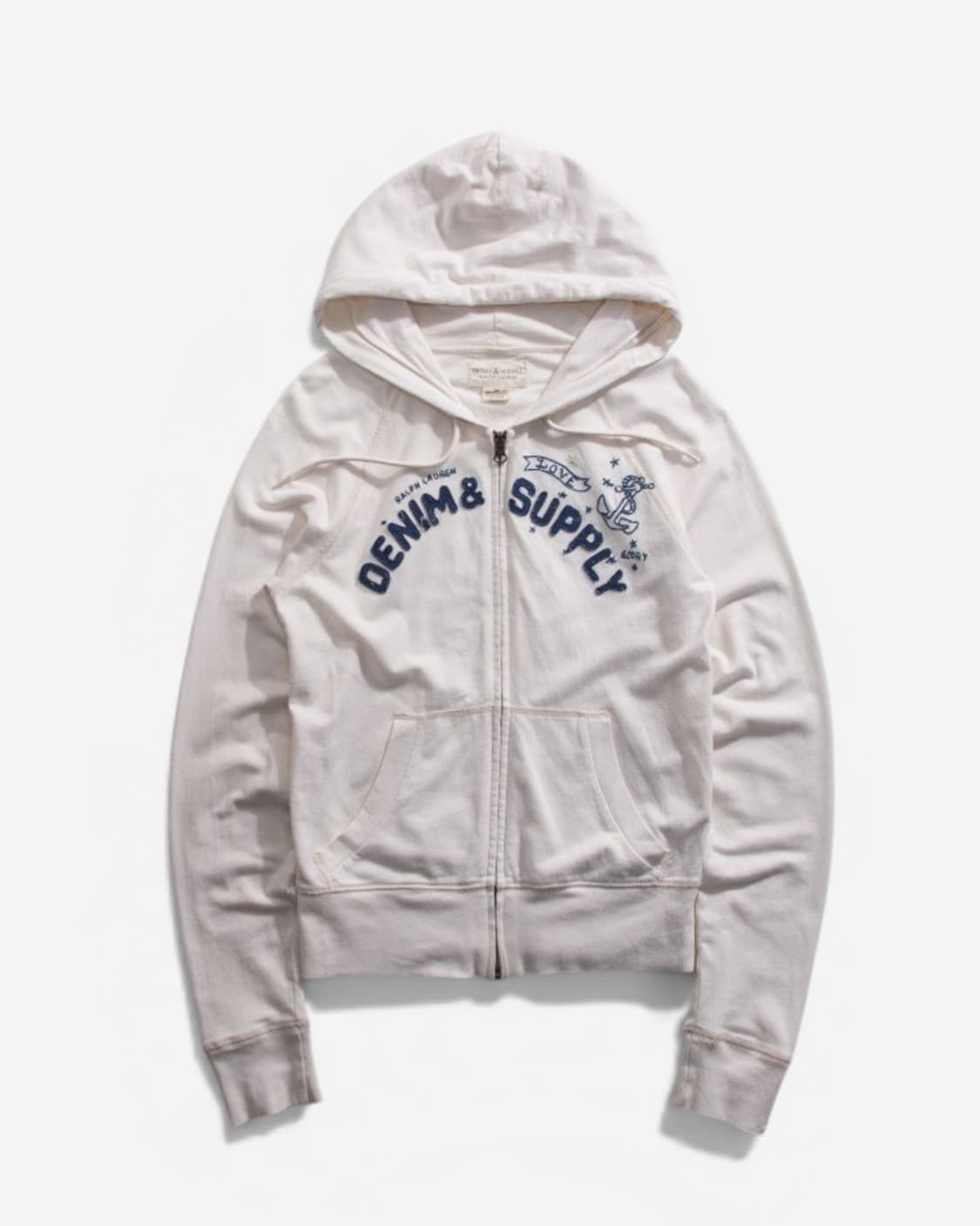 H-2746 polo denim&supply 딱붙 후드집업 상품이미지1