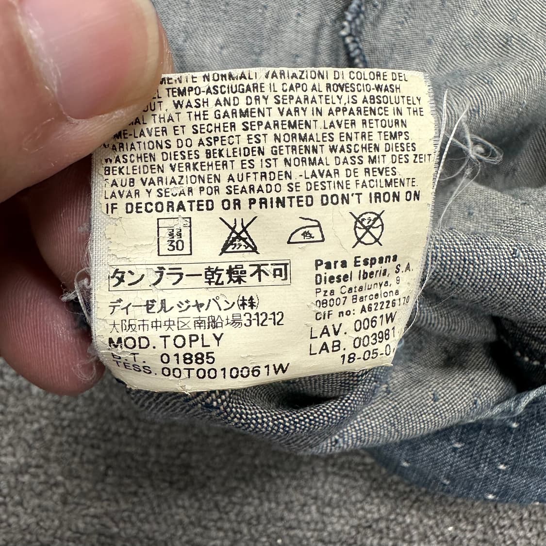 디젤 데님 셔츠원피스 상품이미지6