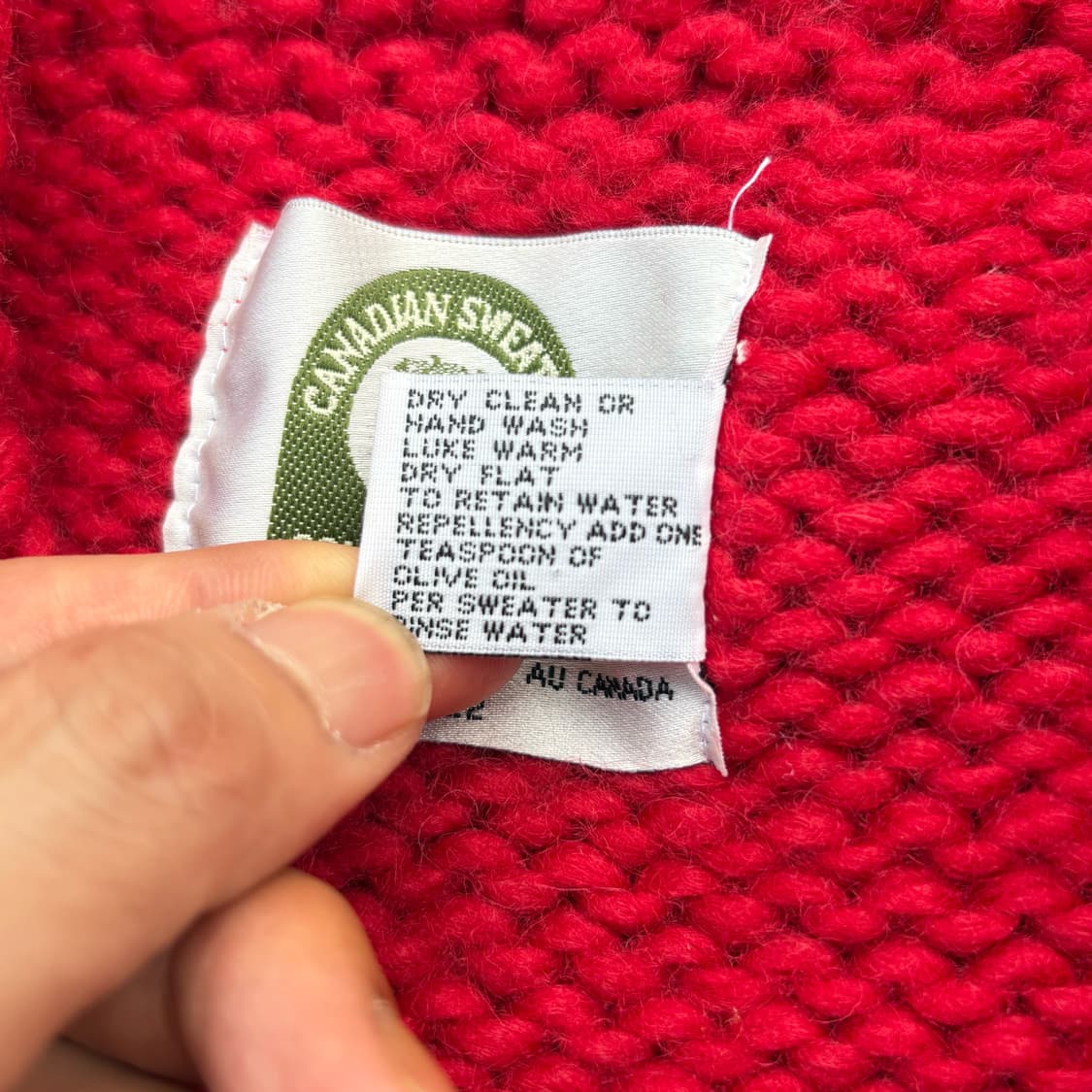 Canadian Sweater 아가일 패턴 헤비울 스웨터 상품이미지6