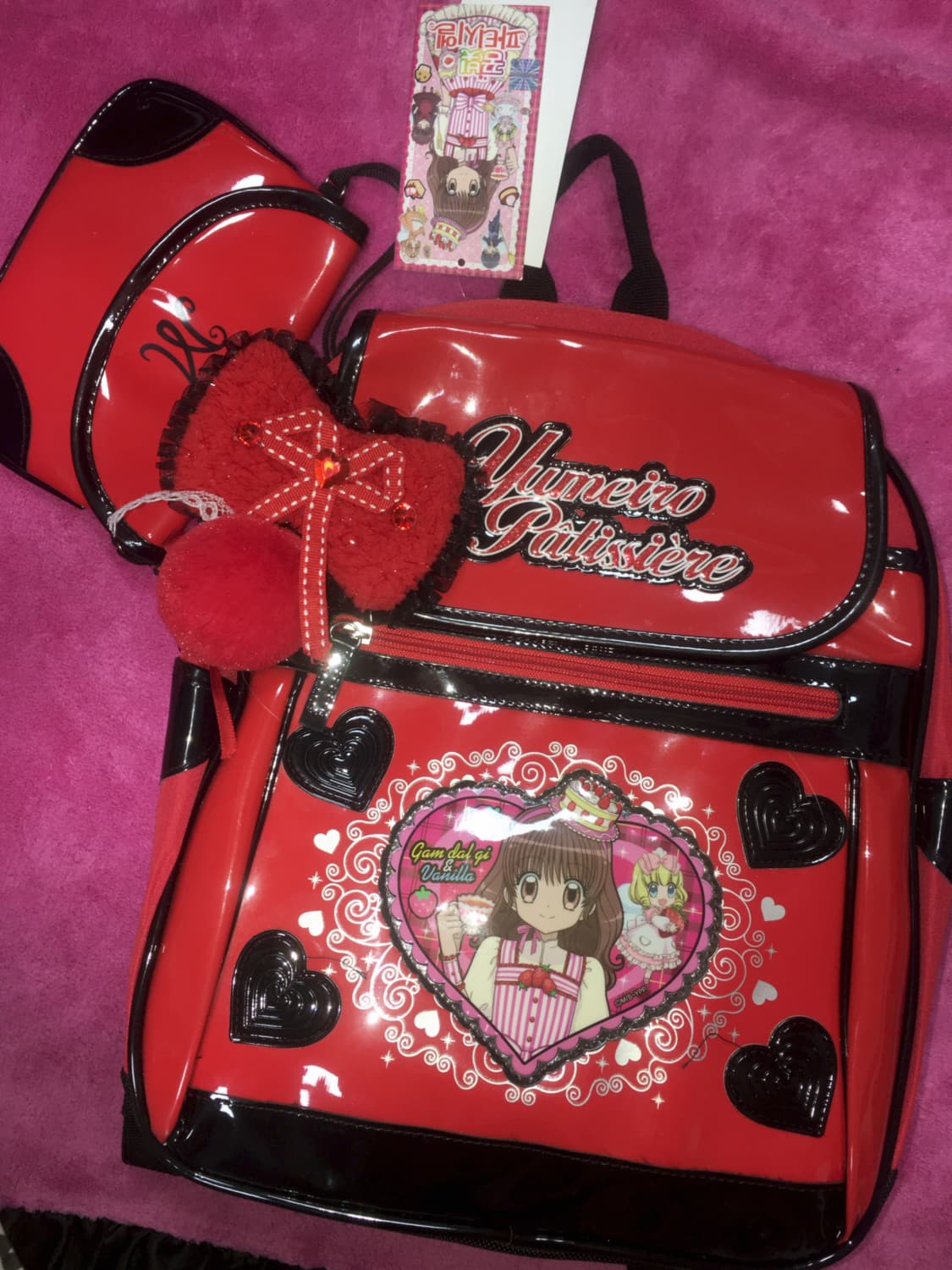 고전잡화 꿈빛 파타시엘 러블리 키치 스쿨백 (키링세트) 상품이미지2