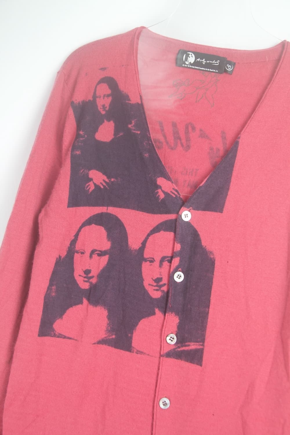 히스테릭글래머 앤디워홀 모나리자 가디건  상품이미지3