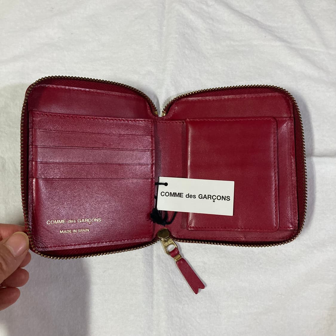 꼼떼가르송 레드 반지갑 상품이미지2