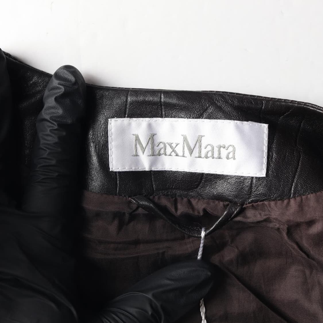 (새상품)[XS]막스마라 송아지가죽 노카라 레더 가죽 자켓 셋업 재킷
 상품이미지6
