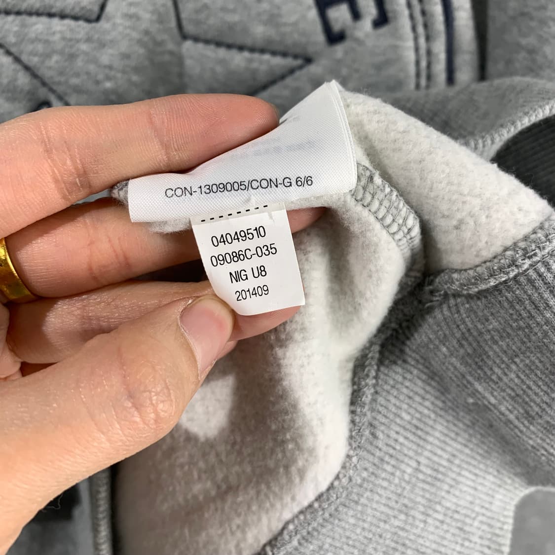 컨버스 y2k 와투케 스타 빅로고 맨투맨 상품이미지4