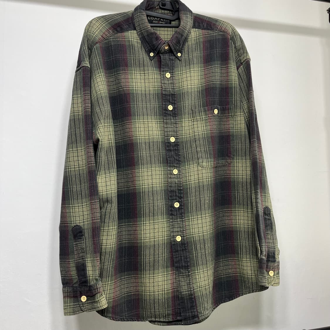 90s HEAVY COTTON FLANNEL 헤비코튼 플란넬 셔츠 상품이미지7