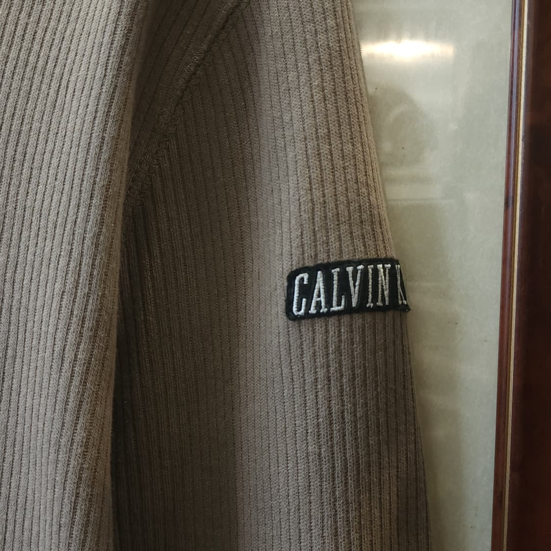 00s 켈빈클라인 코만도 롱슬리브 스웻셔츠 맨투맨 베이지 L 상품이미지5