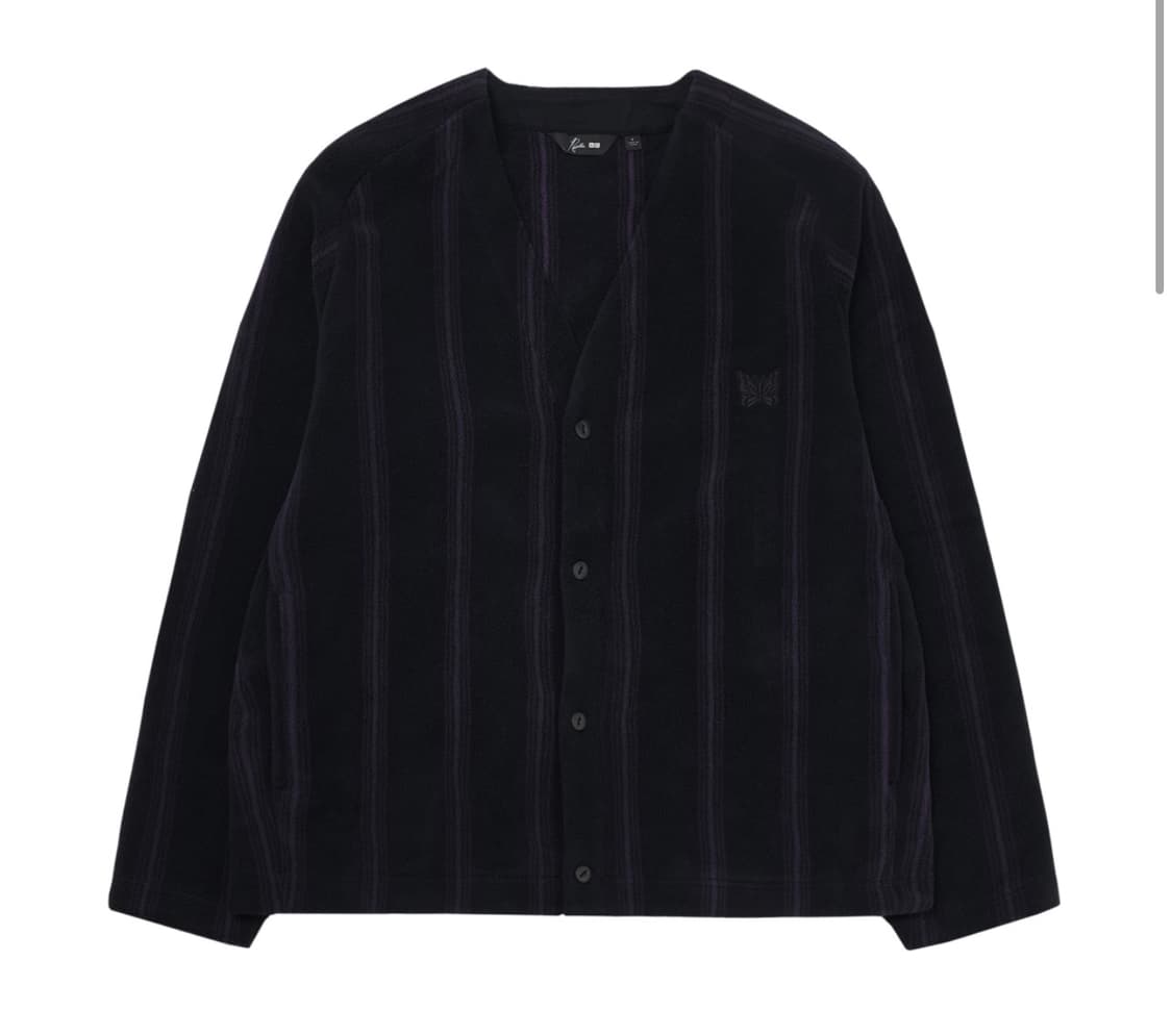 니들스  x 유니클로 후리스오버사이즈가디건  상품이미지1