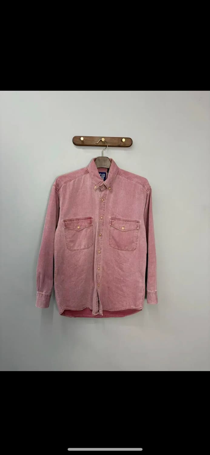 GAP 빈티지로즈핑크 데님셔츠 H1223 상품이미지2