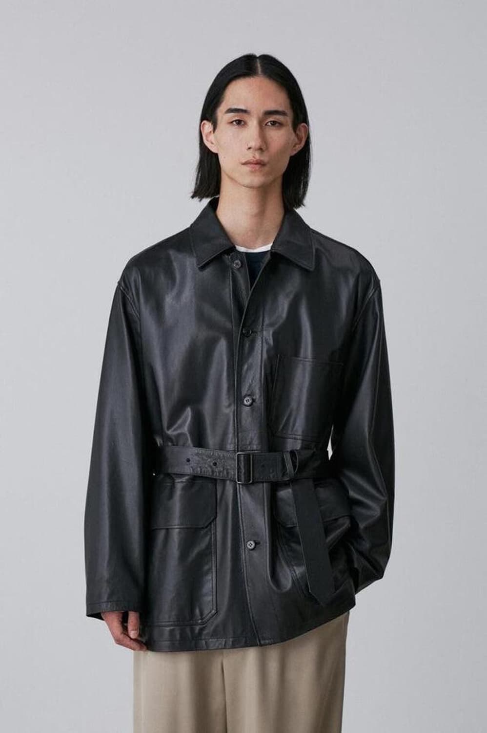 일레브 GLOVE SHEEP LEATHER 레더자켓 상품이미지6