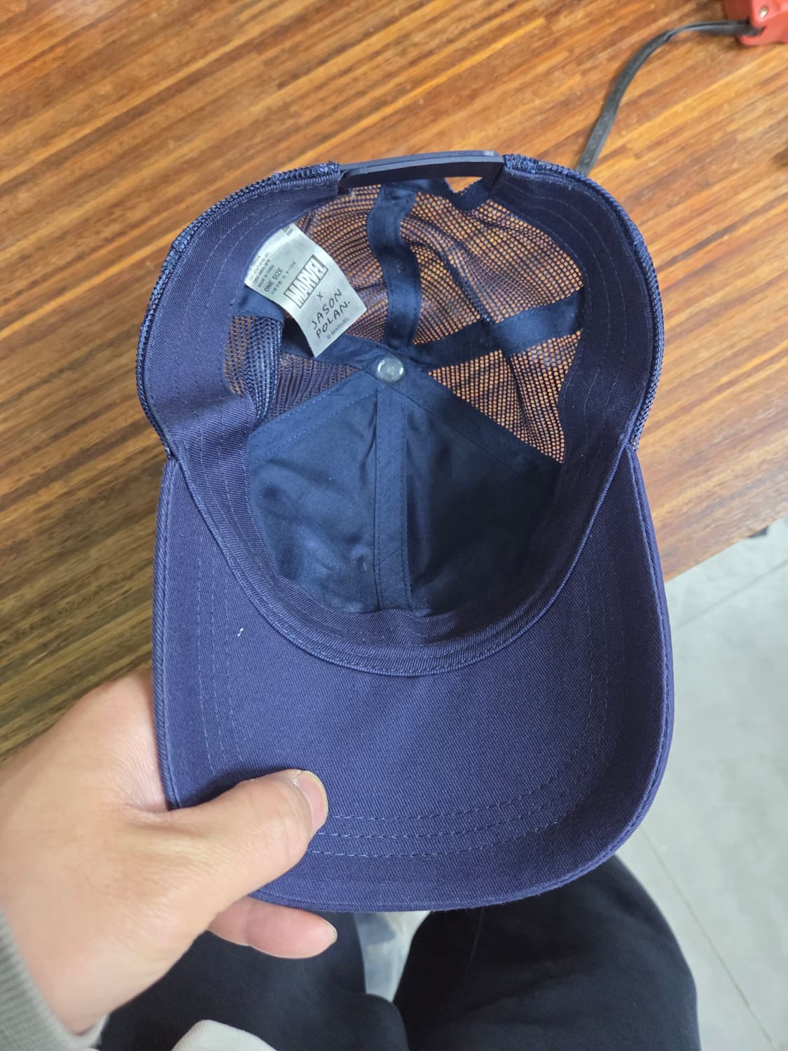 마블 제이슨 폴란 빈티지 스파이더맨 자수 메쉬모자 프리 상품이미지4