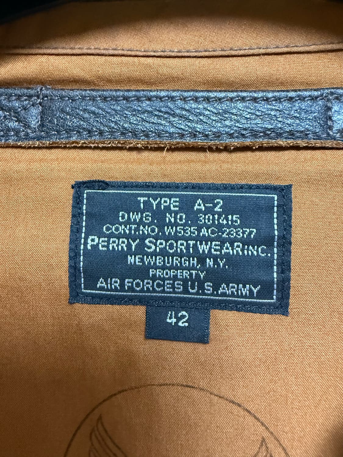 아카펠라클로딩 Lot. 410 Type A-2 자켓 Flight Jack 상품이미지6