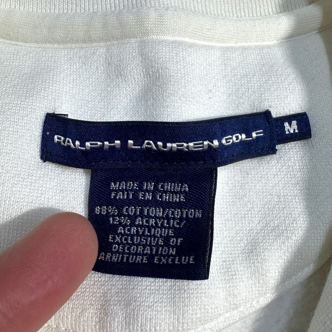 폴로 랄프로렌 Y2K 글리터 빅포니 집업 화이트 상품이미지4