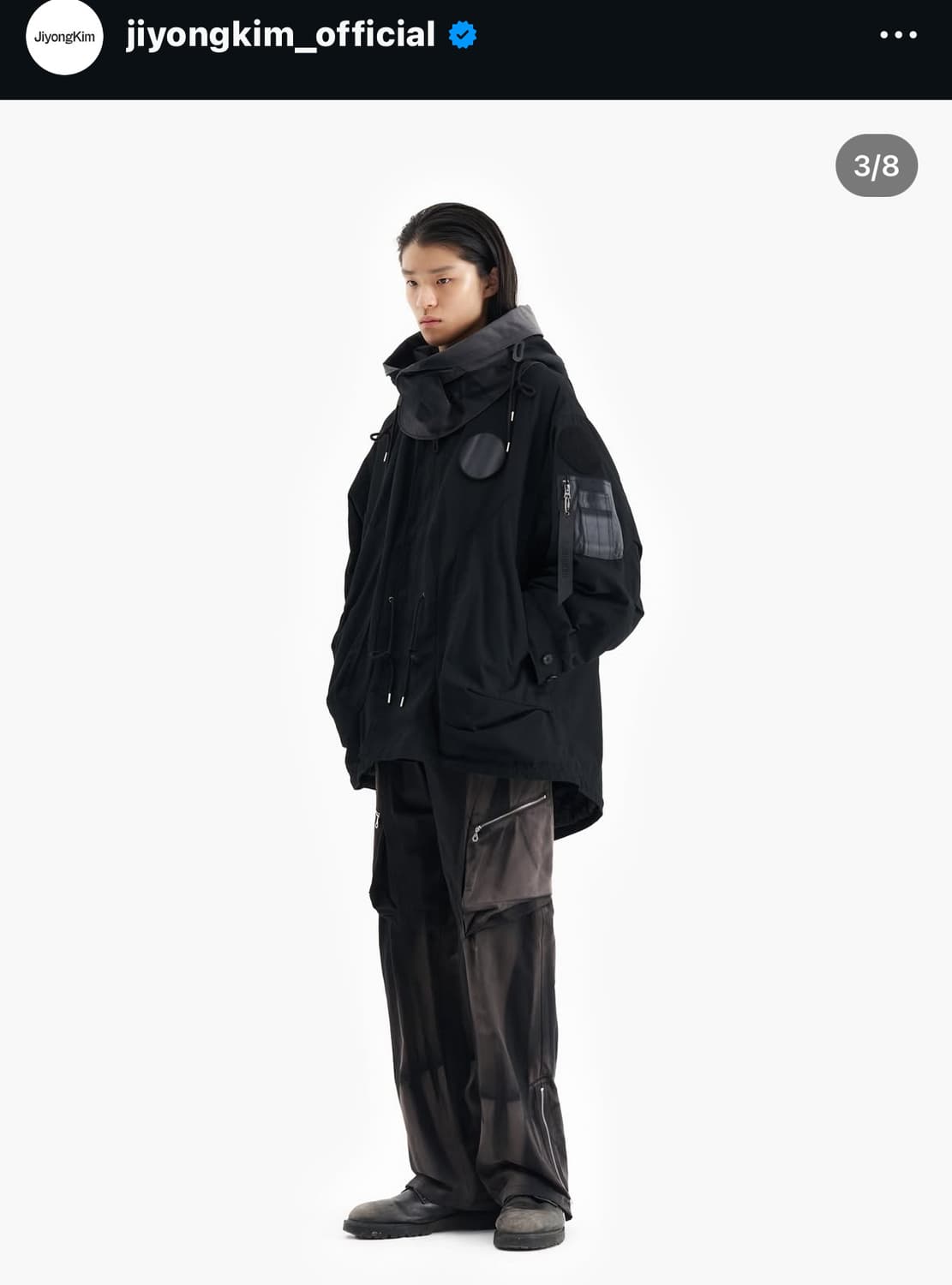 (S) 지용킴 선페이드 카고팬츠 24AW 상품이미지1