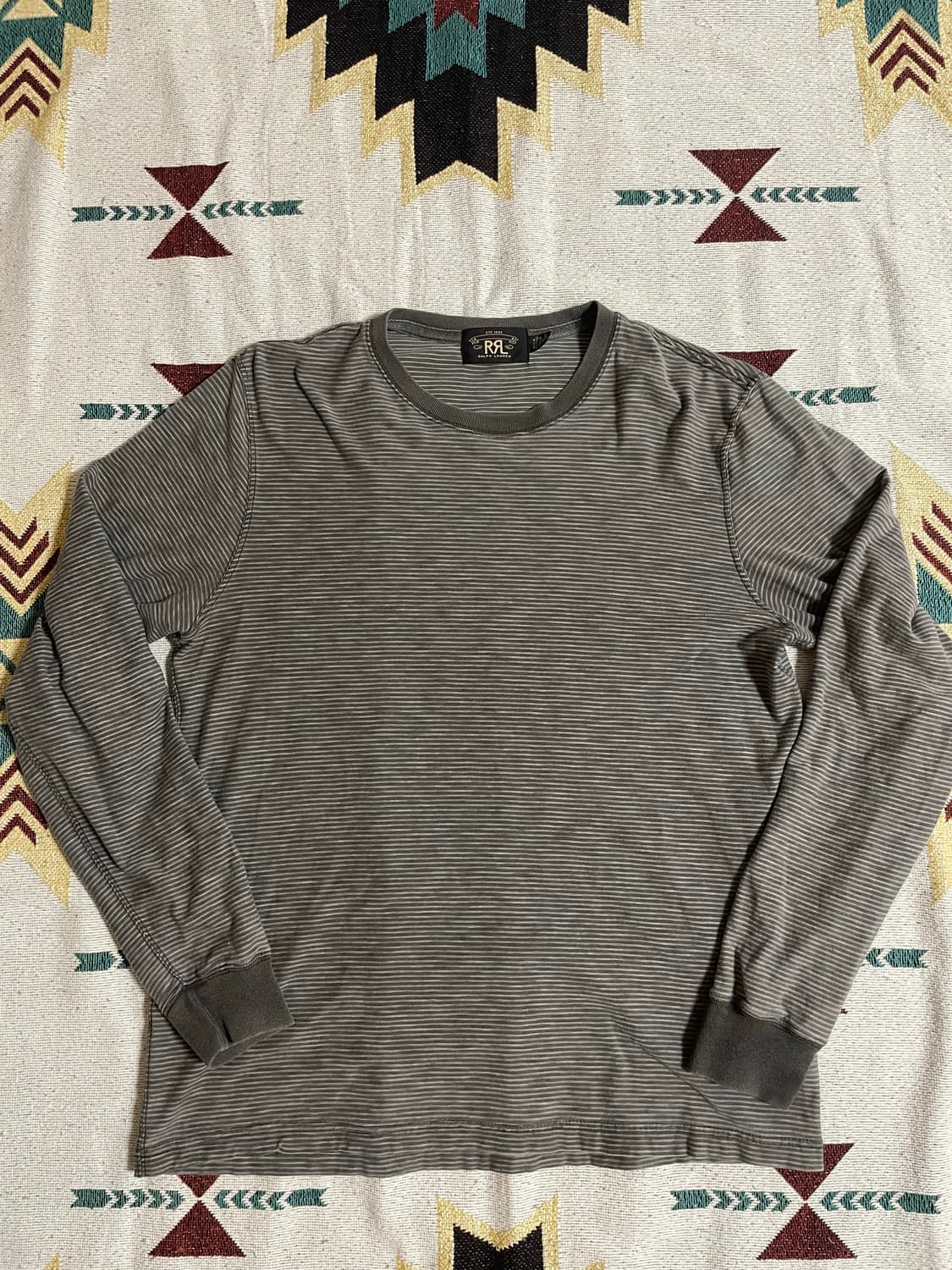 RRL 스트라이프 긴팔 티셔츠 상품이미지1