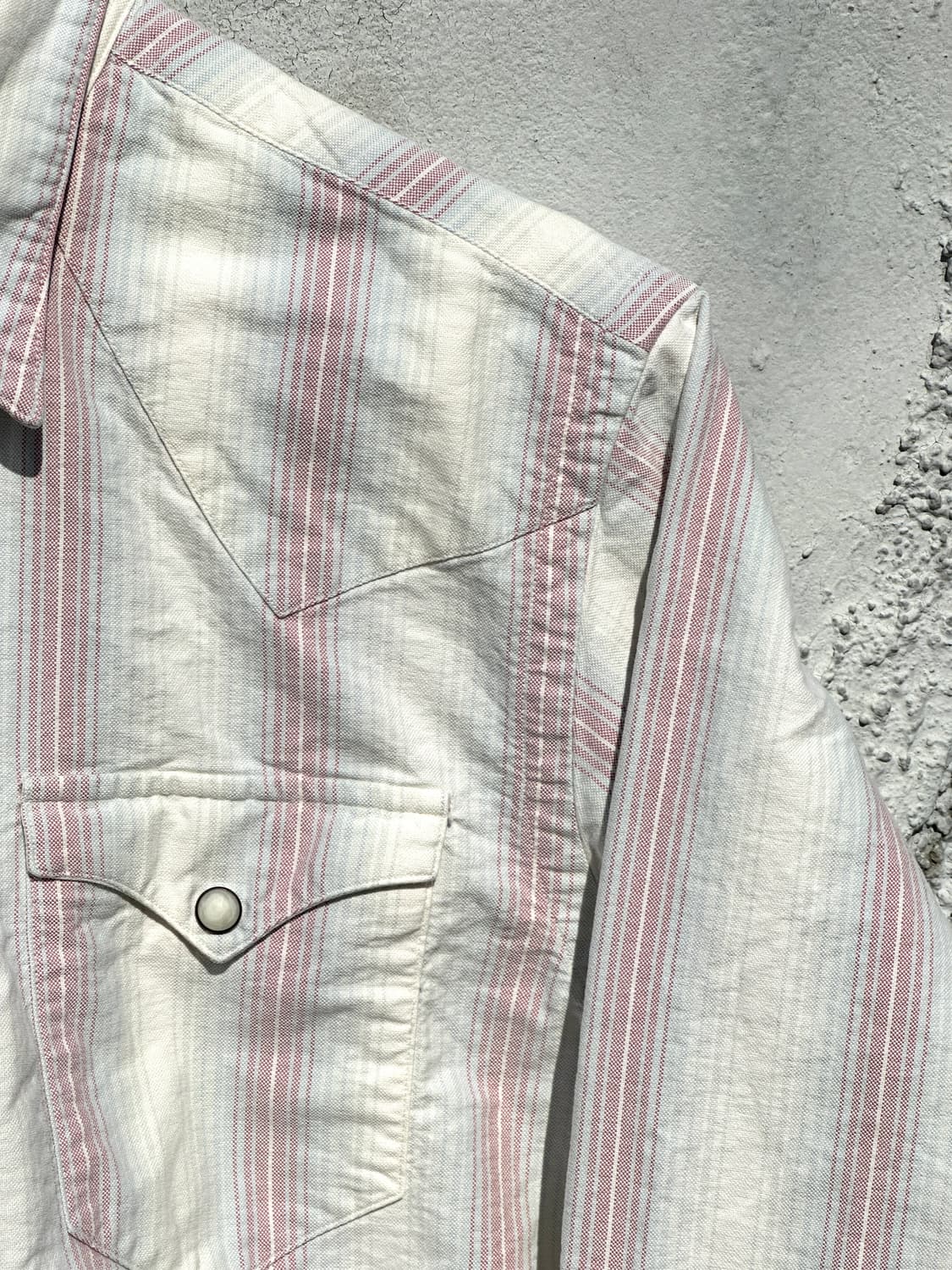 [M] 90s 폴로 랄프로렌 스트라이프 웨스턴 셔츠 상품이미지4