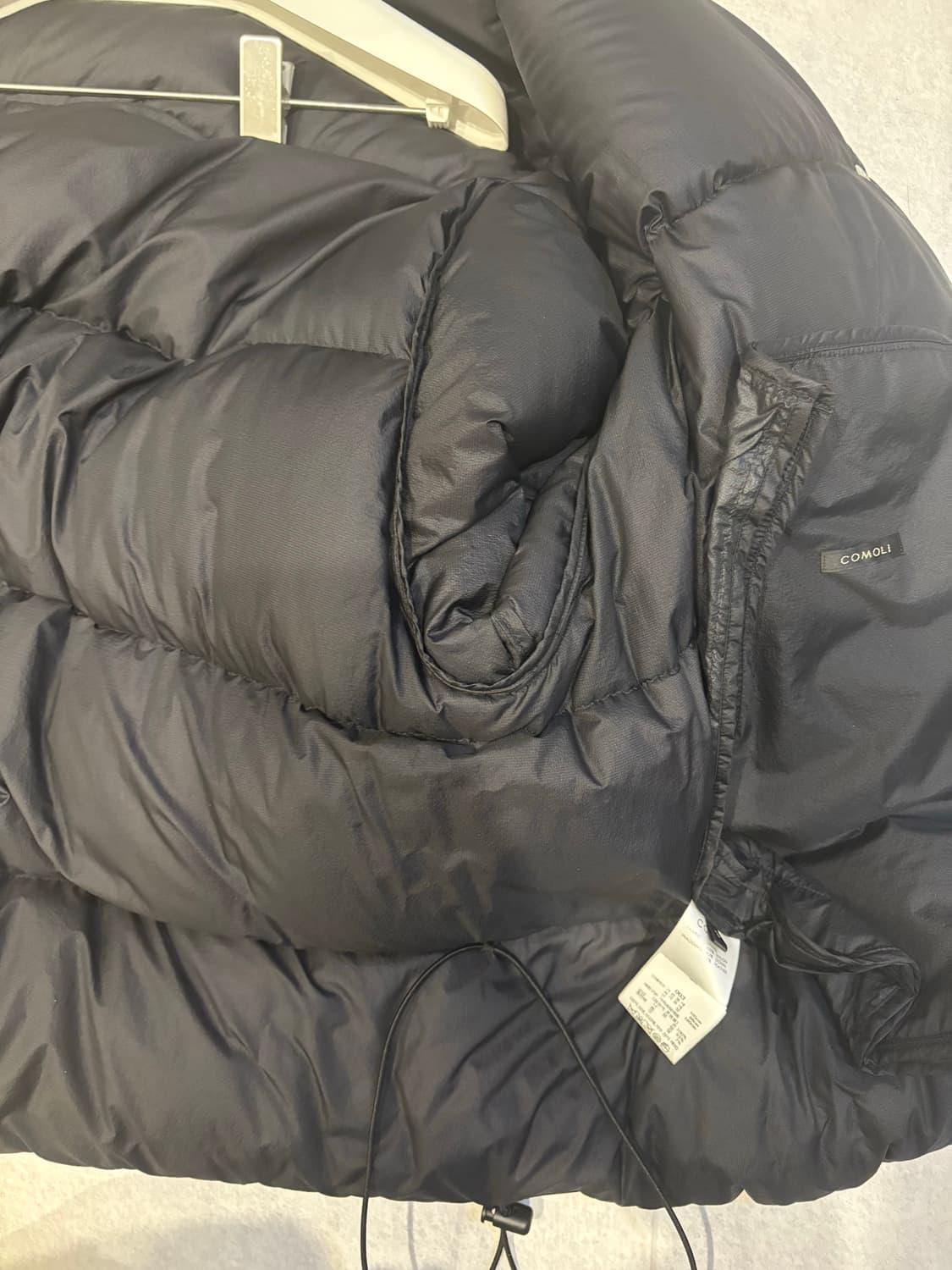 코모리 나일론 블랙 패딩 상품이미지7