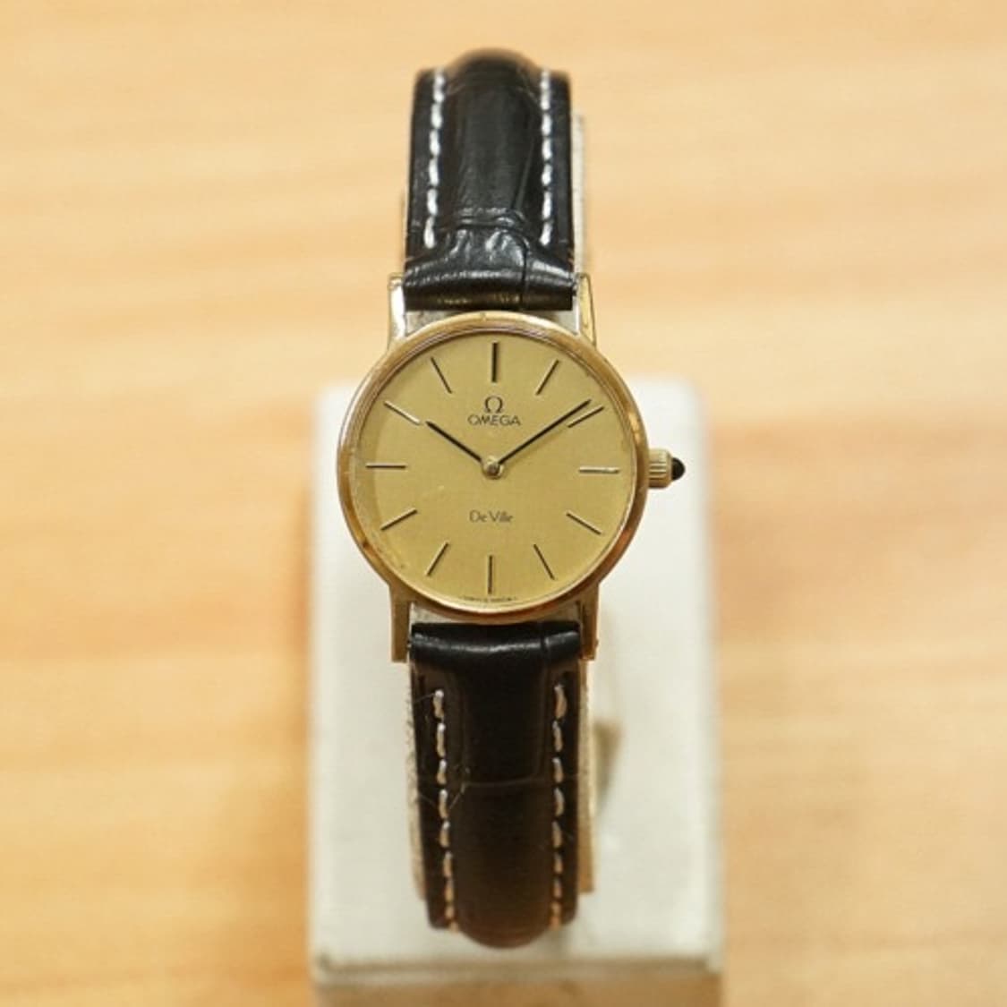 60s 오메가 드빌 여성용 금장 수동 시계 상품이미지1