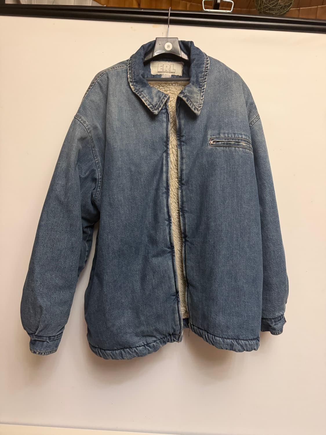 erl 24fw 데님 시어링 자켓 상품이미지1