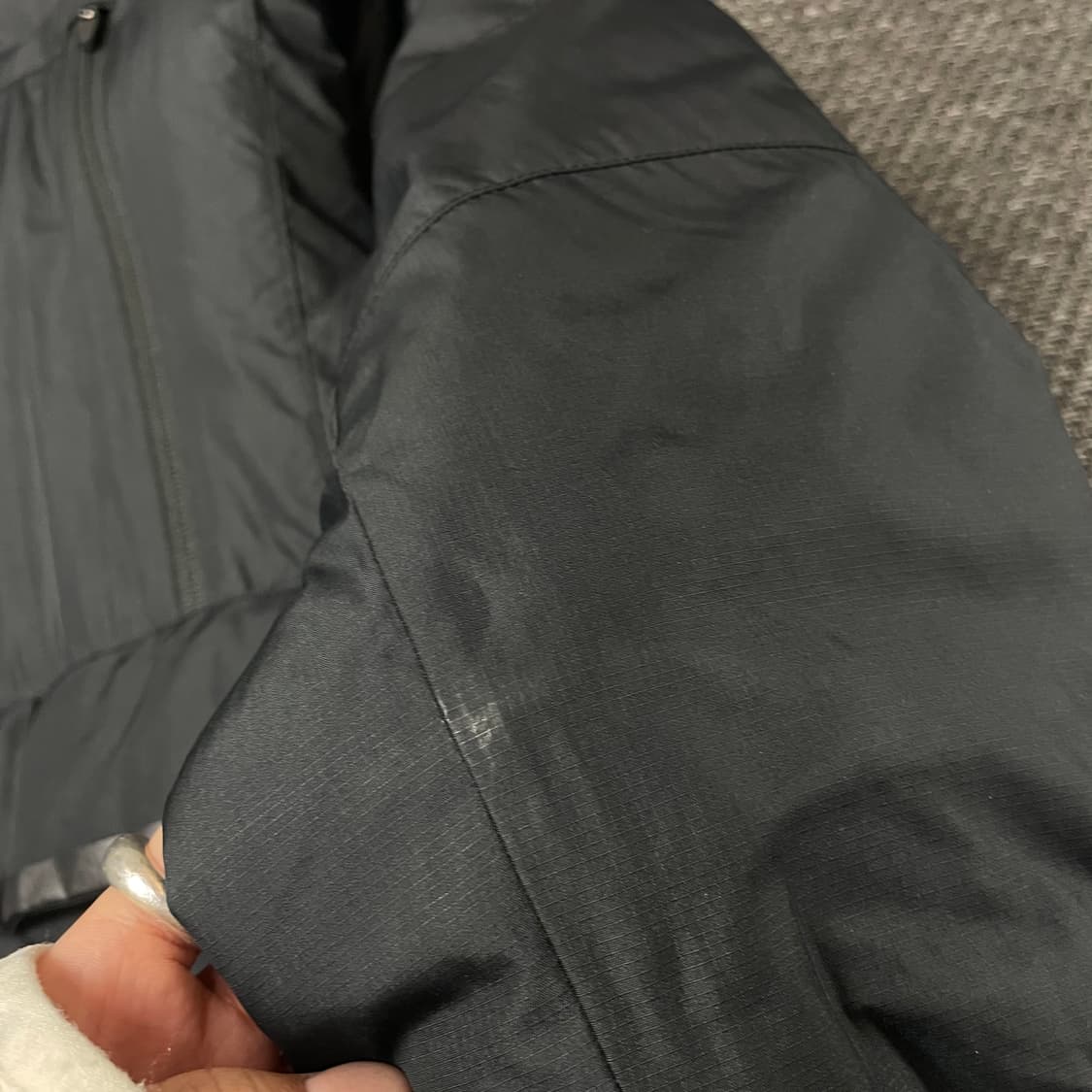 나이키 블랙 스우시 스쿼드 스톰핏 롱패딩 상품이미지6