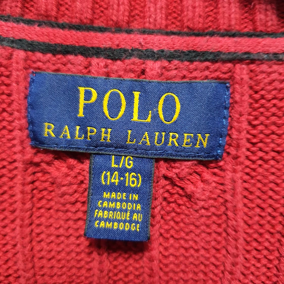 폴로랄프로렌 남성 꽈베기 니트  상품이미지4